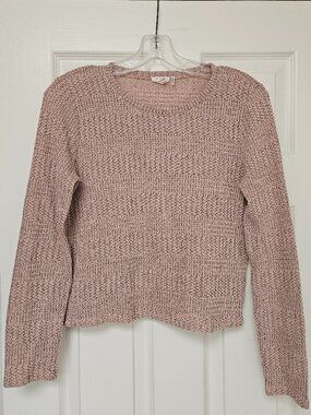 One Clothing Cute Pink Textured Sweater Size XS